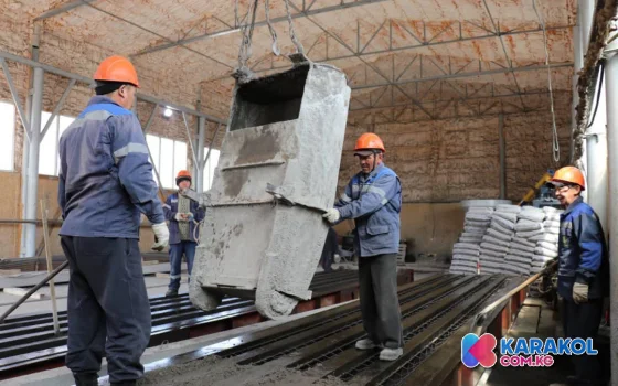 В 2024 году цех по производству железобетонных опор Иссык-Кульского ПЭС изготовит 1200 штук железобетонных опор ЛЭП 