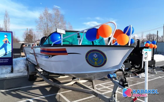 Өзгөчө кырдаалдар министрлигинин Ысык-Көл облусу боюнча башкармалыгына жаны шаймандар тапшырылды.